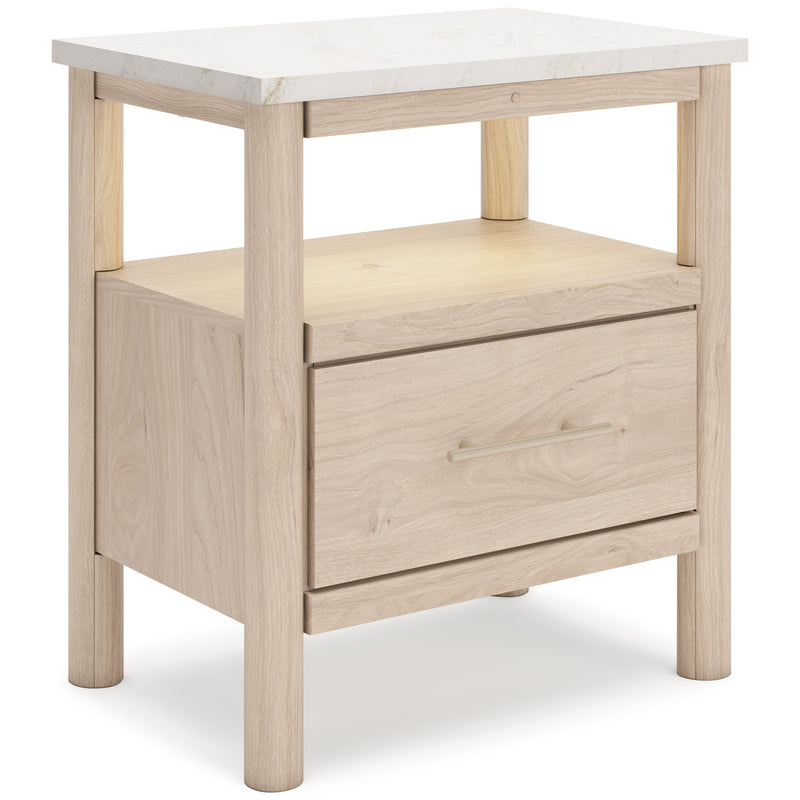 Cadmori Two-tone Upholstered Panel Bedroom Set from Ashley - DMV Furniture