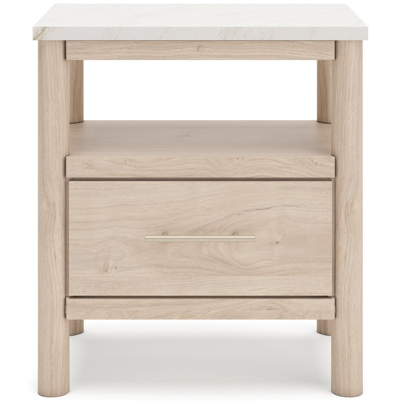 Cadmori Two-tone Upholstered Panel Bedroom Set from Ashley - DMV Furniture