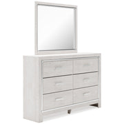 Altyra White LED Upholstered Panel Bedroom Set from Ashley - DMV Furniture