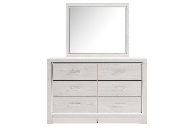 Altyra White Dresser and Mirror -  Ashley - DMV Furniture