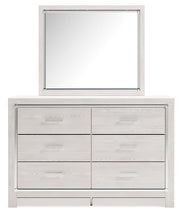 Altyra White Twin Panel Bed, Dresser and Mirror from Ashley - DMV Furniture