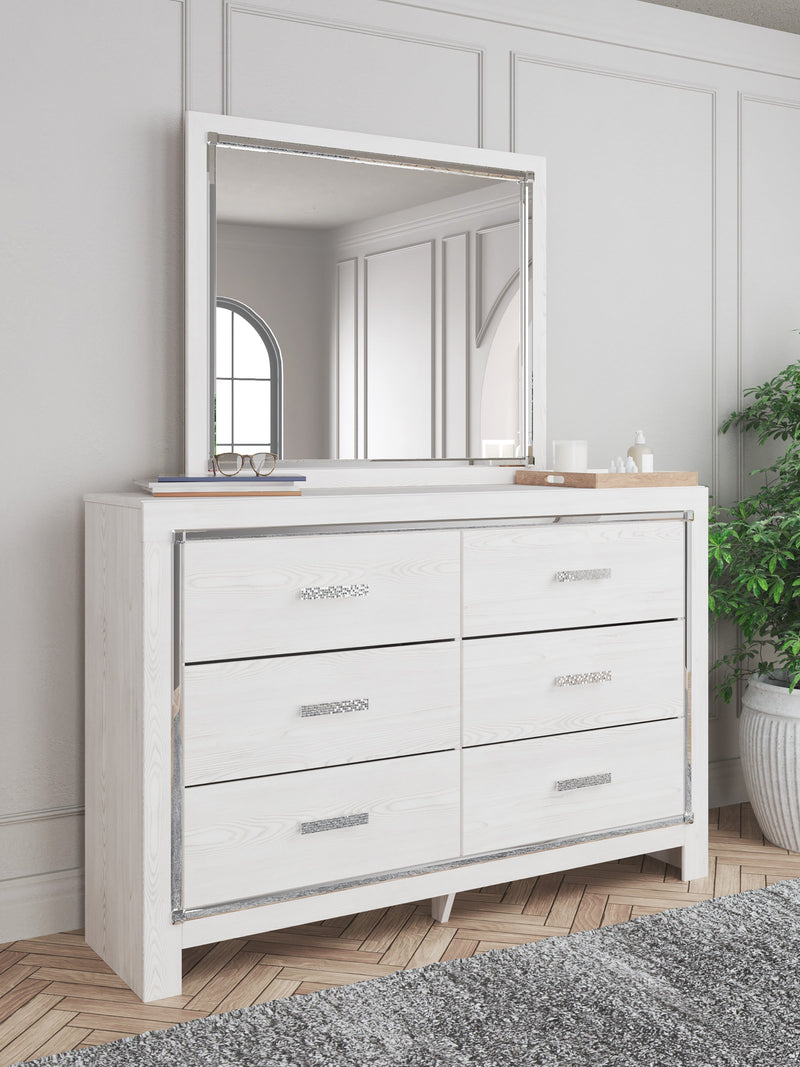 Altyra White LED Upholstered Panel Youth Bedroom Set from Ashley - DMV Furniture