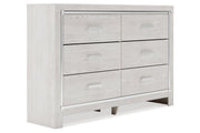 Altyra White Dresser and Mirror -  Ashley - DMV Furniture