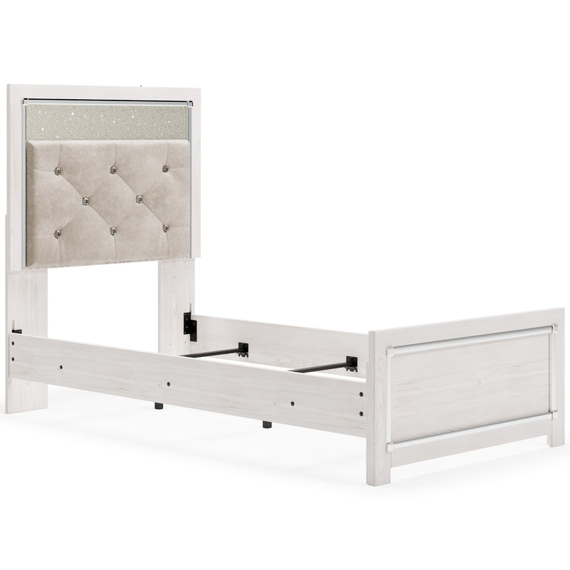 Altyra White LED Upholstered Panel Youth Bedroom Set from Ashley - DMV Furniture