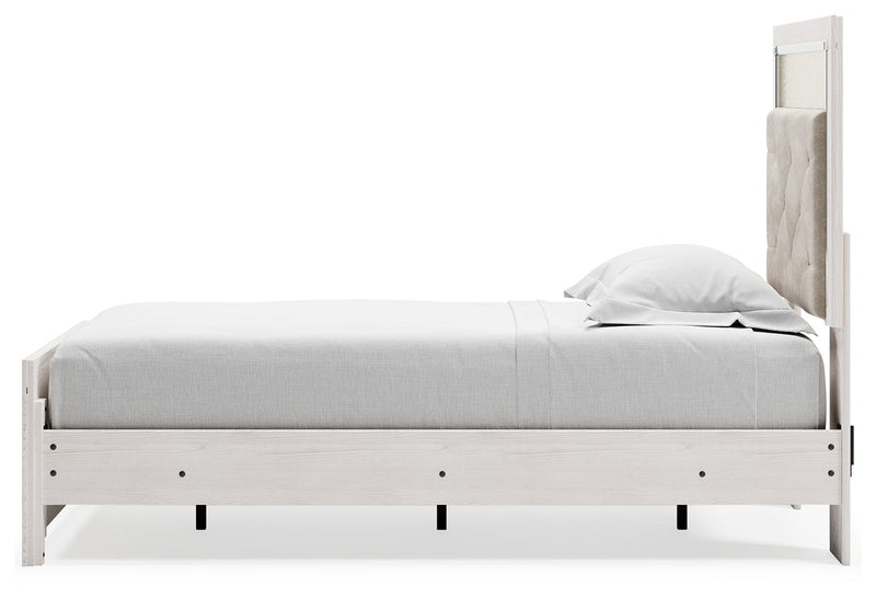 Altyra White Twin Panel Bed, Dresser, Mirror and Nightstand from Ashley - DMV Furniture