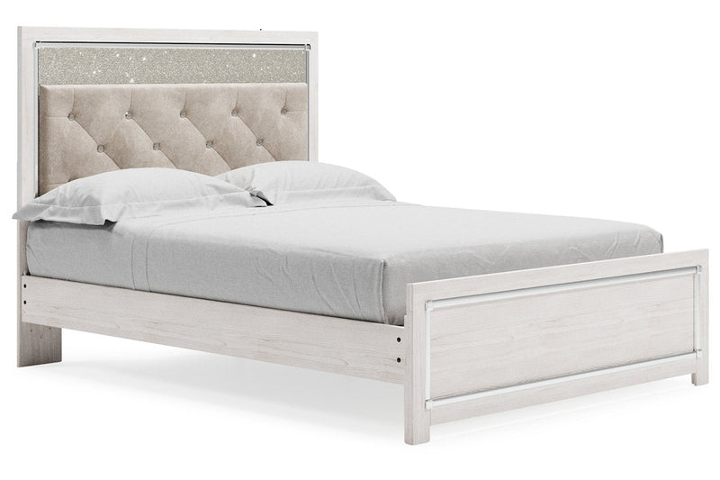 Altyra White Queen Platform Bed from Ashley - DMV Furniture