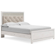 Altyra White LED Upholstered Panel Bedroom Set from Ashley - DMV Furniture