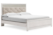 Altyra White King Platform Bed from Ashley - DMV Furniture