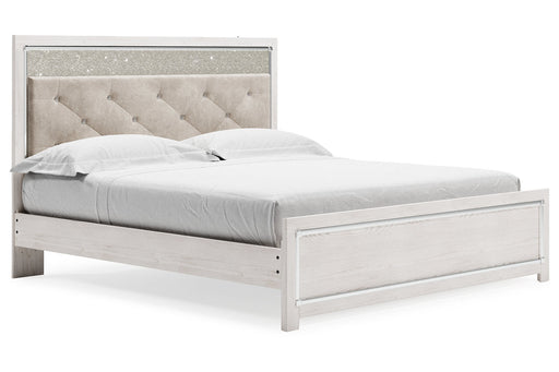 Altyra White King Platform Bed from Ashley - DMV Furniture