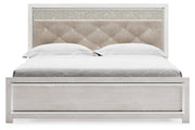 Altyra White King Platform Bed from Ashley - DMV Furniture