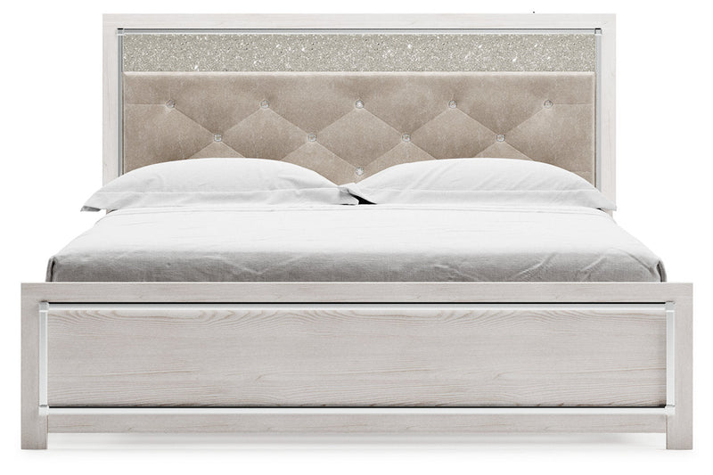 Altyra White King Platform Bed from Ashley - DMV Furniture