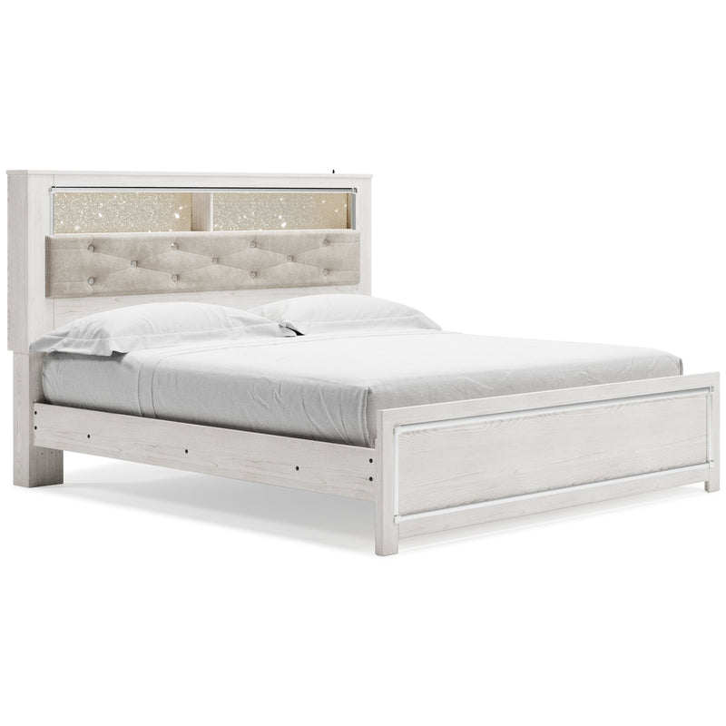 Altyra White King Panel Bookcase Bed, Dresser and Mirror from Ashley - DMV Furniture
