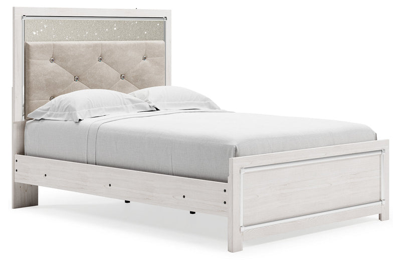 Altyra White Full Panel Bed from Ashley - DMV Furniture