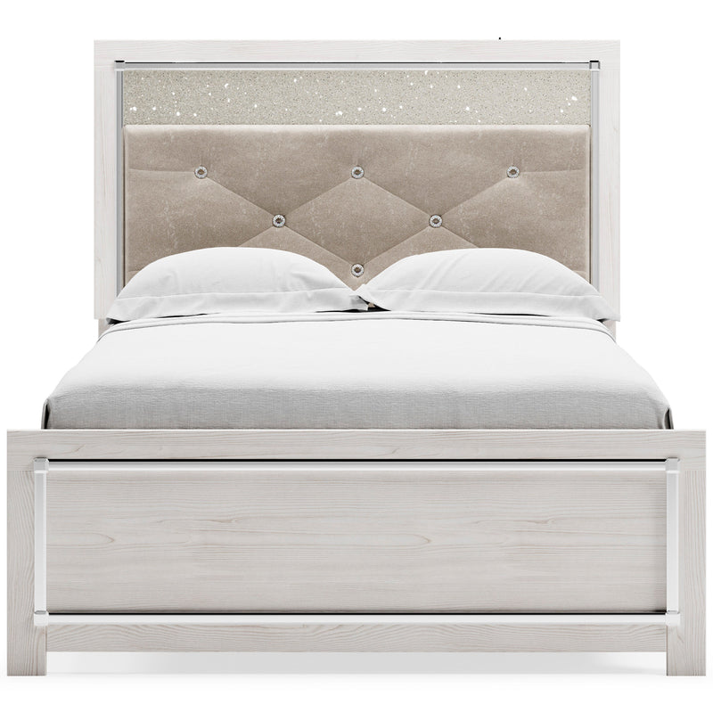 Altyra White LED Upholstered Panel Youth Bedroom Set from Ashley - DMV Furniture
