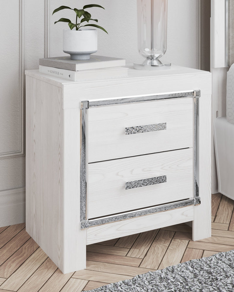 Altyra White Twin Panel Bed, Dresser, Mirror and Nightstand from Ashley - DMV Furniture