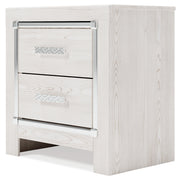 Altyra White Twin Panel Bed, Dresser, Mirror and Nightstand from Ashley - DMV Furniture