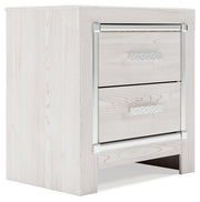 Altyra White Twin Panel Bed, Dresser, Mirror and Nightstand from Ashley - DMV Furniture