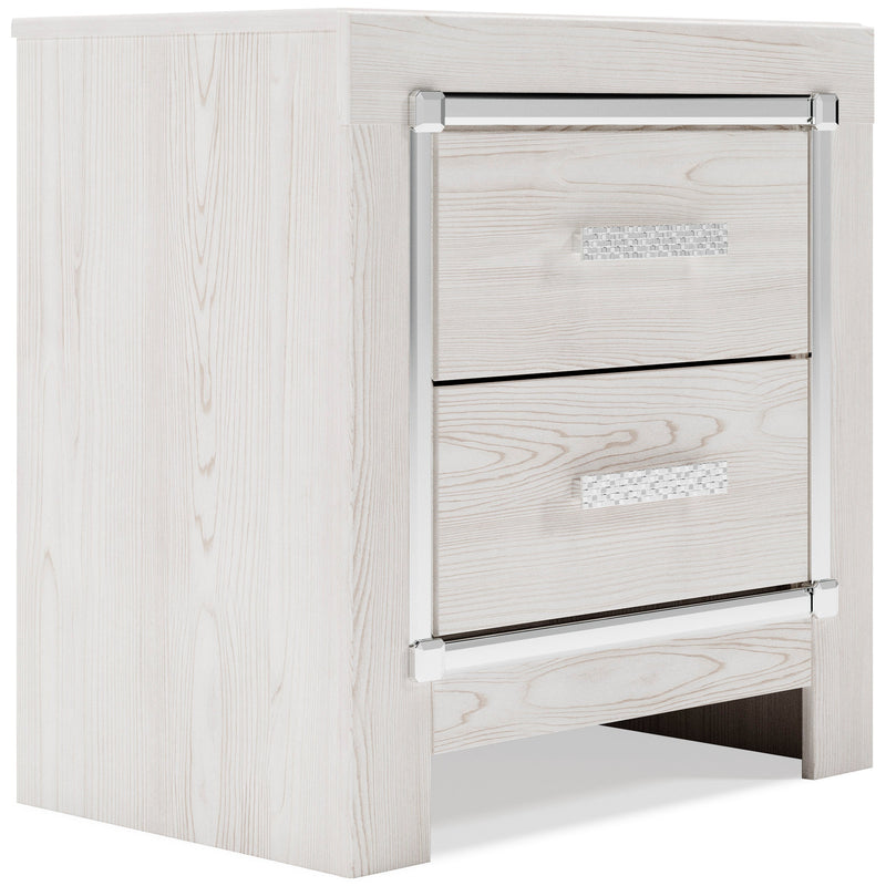 Altyra White LED Upholstered Panel Youth Bedroom Set from Ashley - DMV Furniture