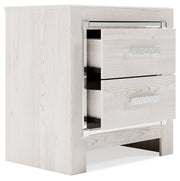 Altyra White Twin Panel Bed, Dresser, Mirror and Nightstand from Ashley - DMV Furniture