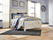 Bellaby Queen Crossbuck Panel Bed, Dresser and Mirror from Ashley - DMV Furniture