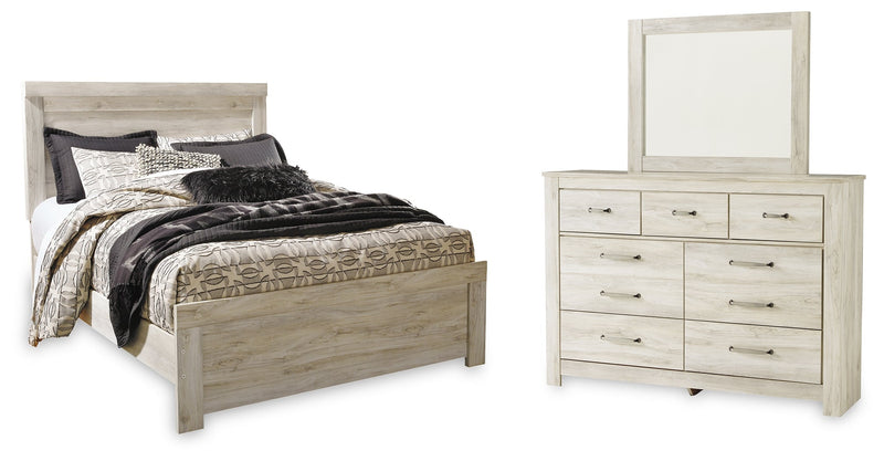 Bellaby Queen Panel Bed, Dresser and Mirror from Ashley - DMV Furniture