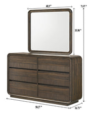 Kinkaid Warm Wood Dresser from Crown Mark - DMV Furniture