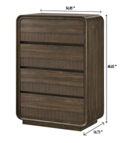 Kinkaid Warm Wood Chest from Crown Mark - DMV Furniture
