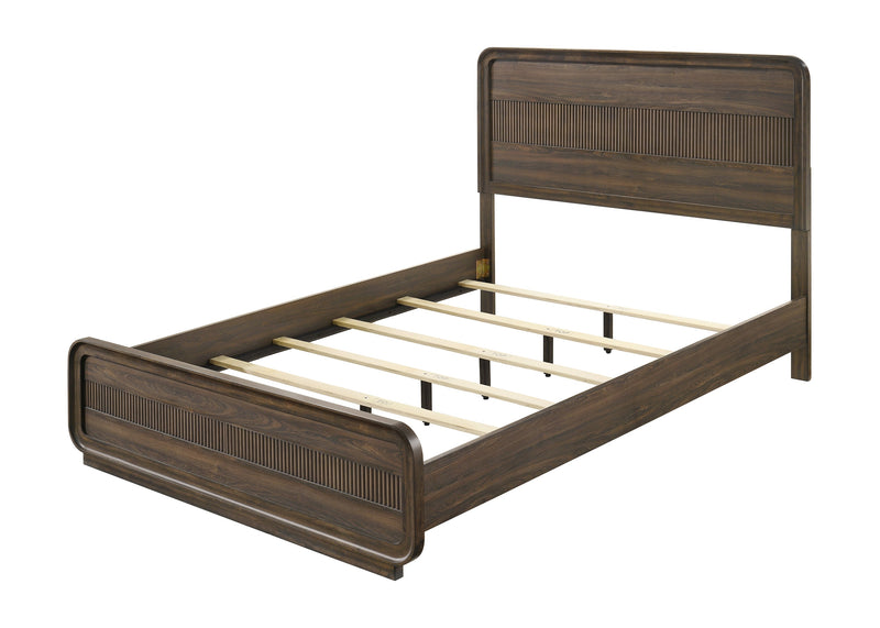Kinkaid Warm Wood Queen Bed from Crown Mark - DMV Furniture