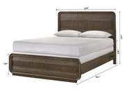 Kinkaid Warm Wood Queen Bed from Crown Mark - DMV Furniture