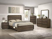 Kinkaid Warm Wood Queen Bed from Crown Mark - DMV Furniture
