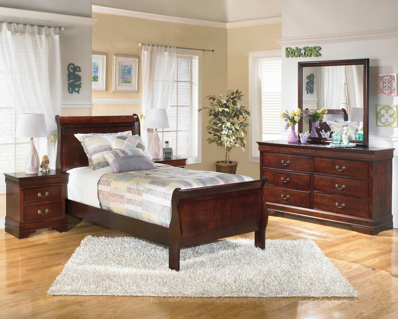 Alisdair Dark Brown Sleigh Youth Bedroom Set - DMV Furniture