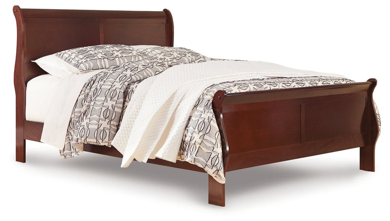 Alisdair Brown Queen Sleigh Bed, Dresser, Chest and Nightstand from Ashley - DMV Furniture