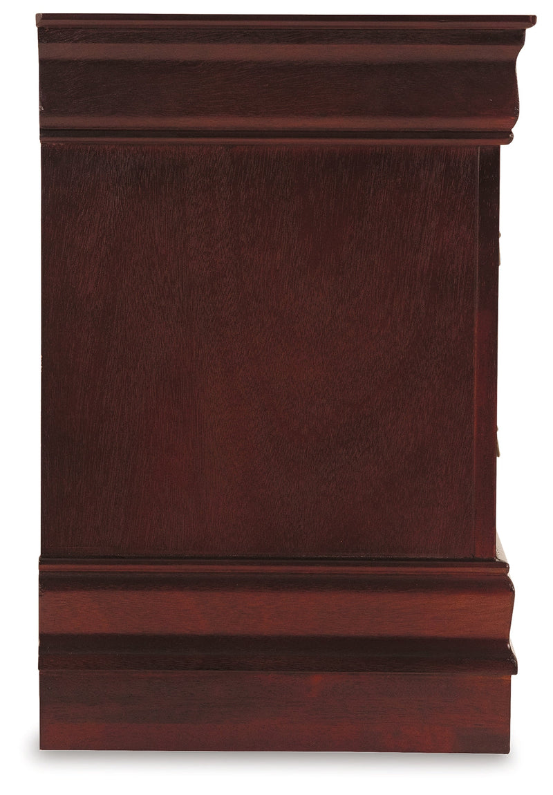 Alisdair Brown Queen Sleigh Bed, Dresser, Chest and Nightstand from Ashley - DMV Furniture