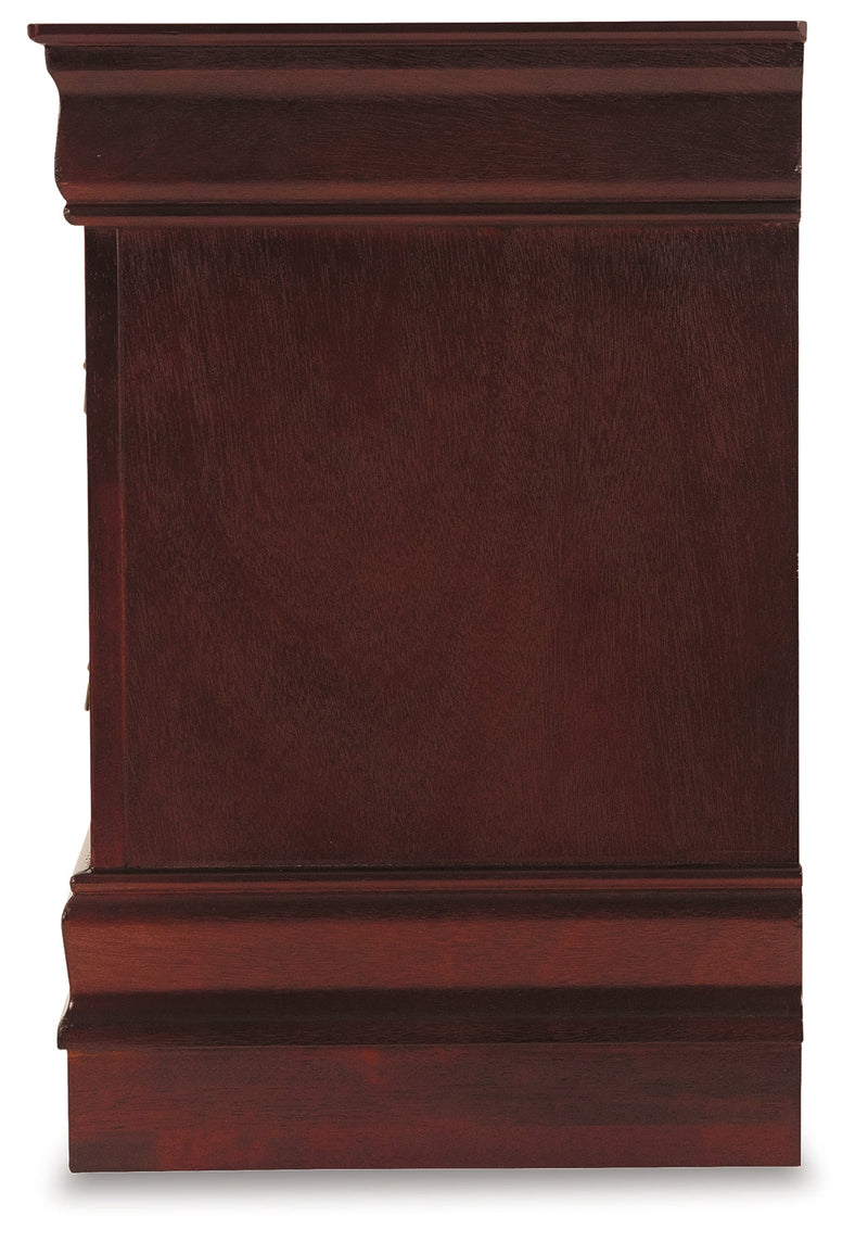 Alisdair Brown Queen Sleigh Bed, Dresser, Chest and Nightstand from Ashley - DMV Furniture