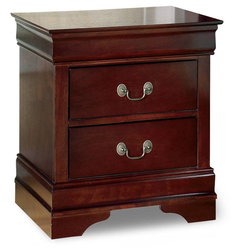 Alisdair Brown Queen Sleigh Bed, Dresser, Chest and Nightstand from Ashley - DMV Furniture