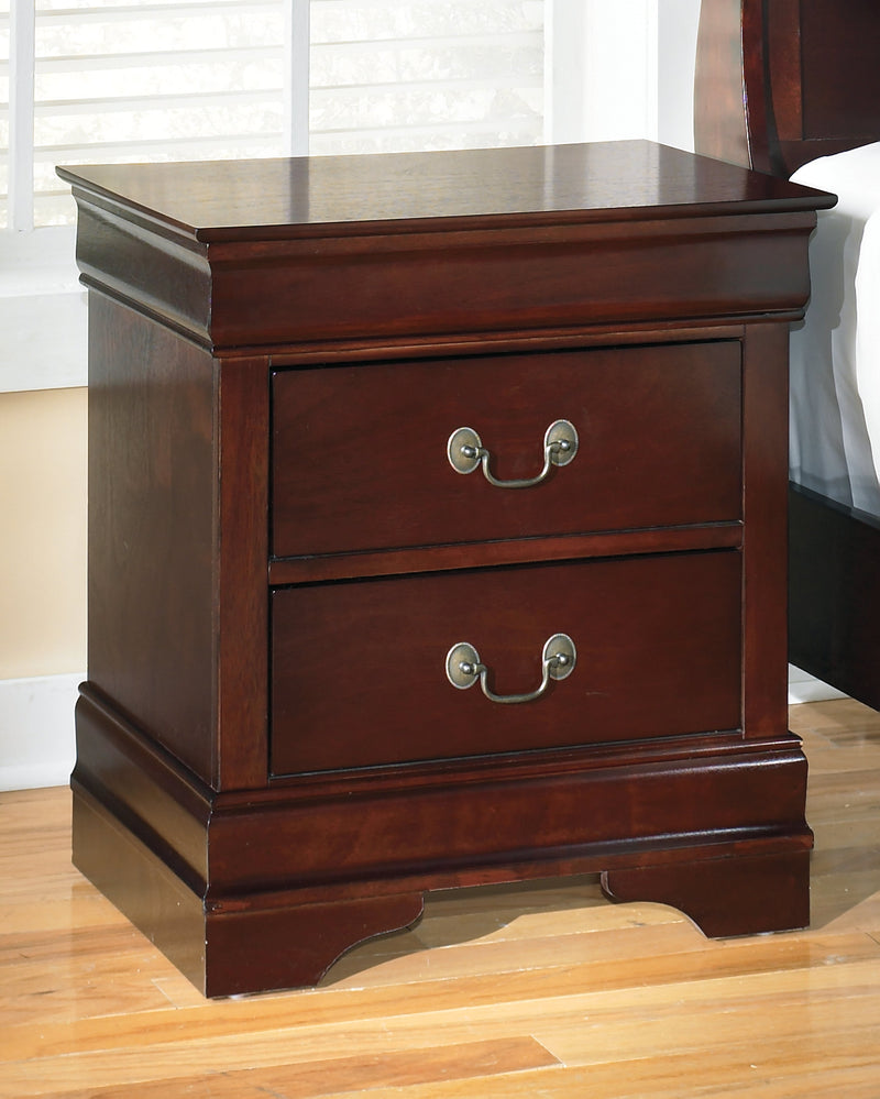 Alisdair Brown Queen Sleigh Bed, Dresser, Chest and Nightstand from Ashley - DMV Furniture