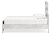 Cayboni Whitewash Twin Panel Bed -  Ashley - DMV Furniture
