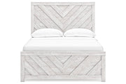 Cayboni Whitewash Full Panel Bed -  Ashley - DMV Furniture