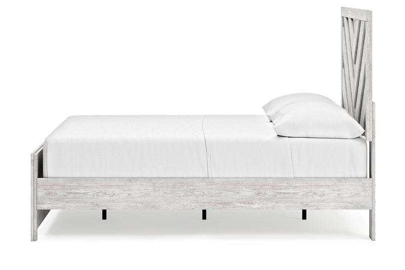 Cayboni Whitewash Full Panel Bed -  Ashley - DMV Furniture