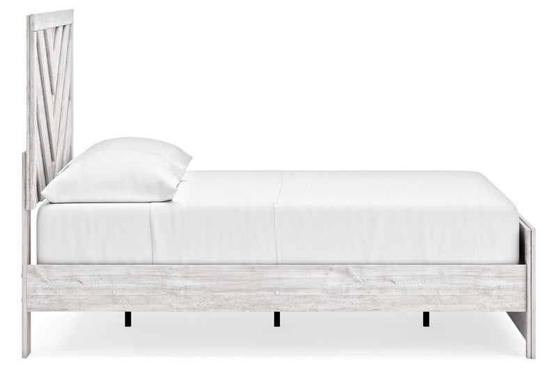 Cayboni Whitewash Full Panel Bed -  Ashley - DMV Furniture