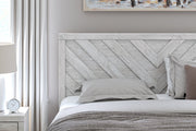 Cayboni Whitewash King Panel Bed -  Ashley - DMV Furniture