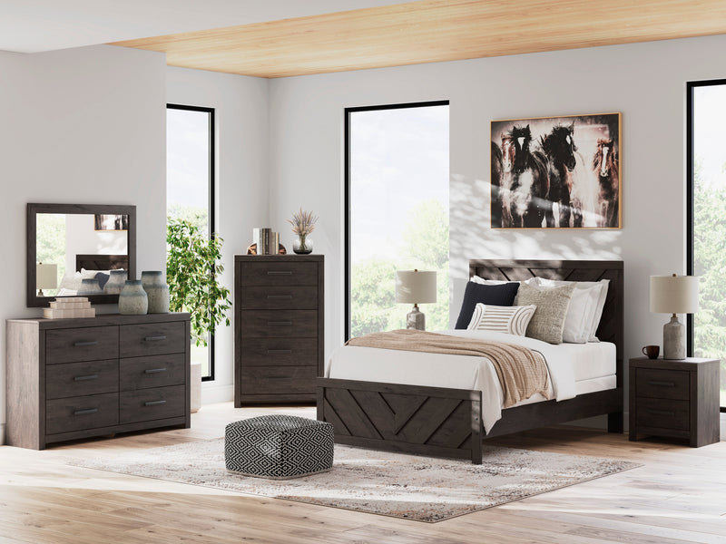 Prendonea Charcoal Panel Youth Bedroom Set from Ashley - DMV Furniture