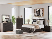 Prendonea Charcoal Panel Bedroom Set from Ashley - DMV Furniture
