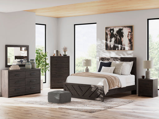 Prendonea Charcoal Panel Bedroom Set from Ashley - DMV Furniture