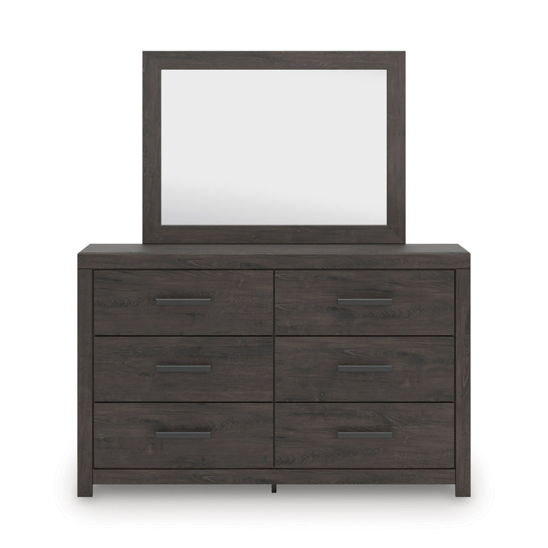 Prendonea Charcoal Bedroom Mirror (Mirror Only) from Ashley - DMV Furniture