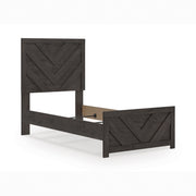 Prendonea Charcoal Twin Panel Bed from Ashley - DMV Furniture