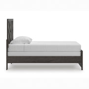 Prendonea Charcoal Twin Panel Bed from Ashley - DMV Furniture