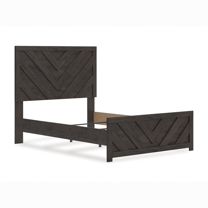 Prendonea Charcoal Full Panel Bed from Ashley - DMV Furniture