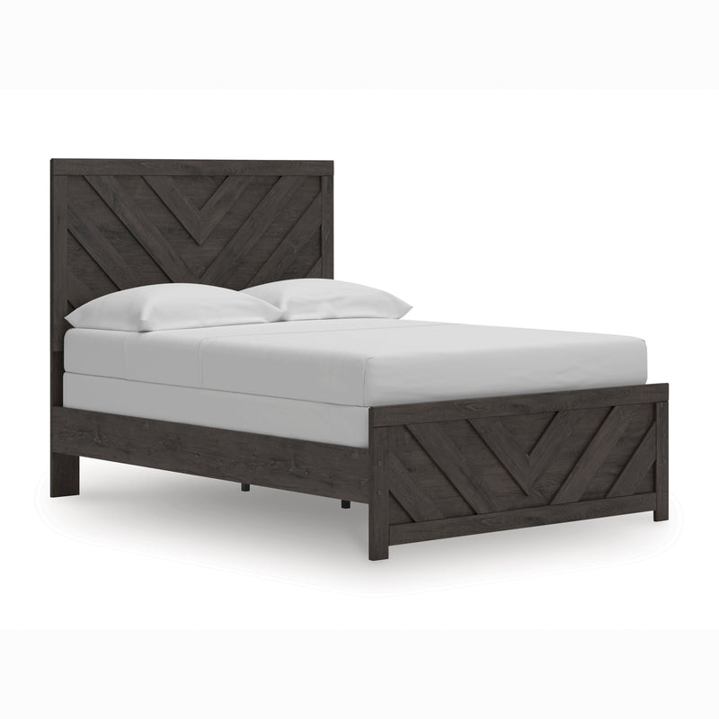Prendonea Charcoal Full Panel Bed from Ashley - DMV Furniture