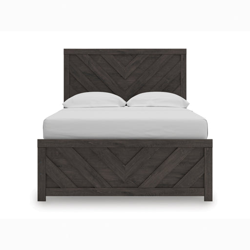 Prendonea Charcoal Full Panel Bed from Ashley - DMV Furniture
